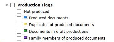 production flags