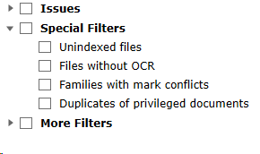 special filters